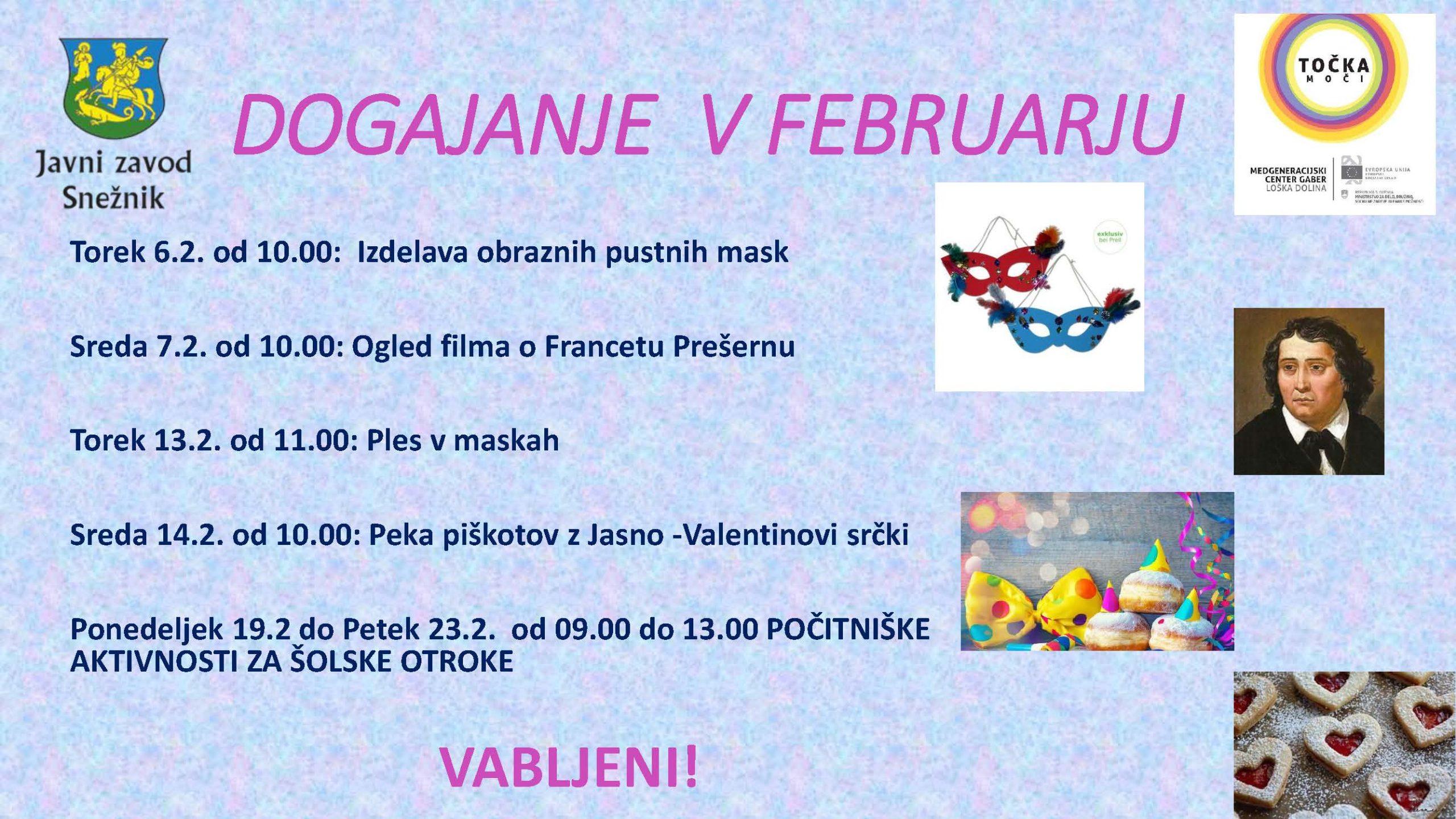 DOGAJANJE V FEBRUARJU