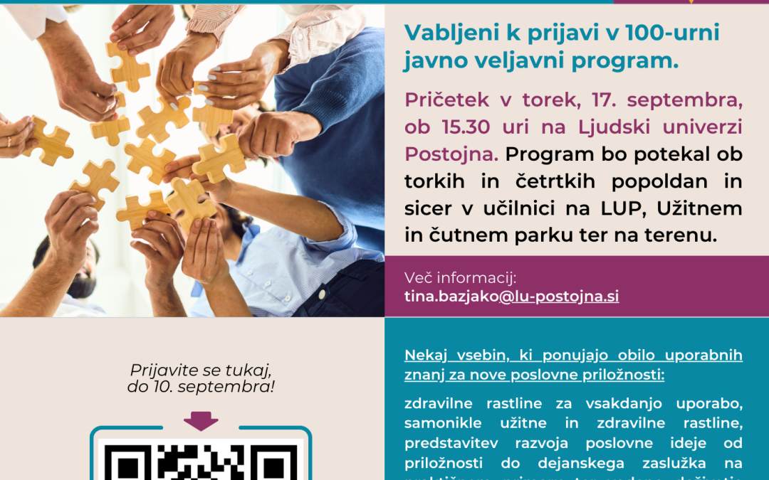 Usposabljanje za življenjsko uspešnost (Izzivi podeželja)