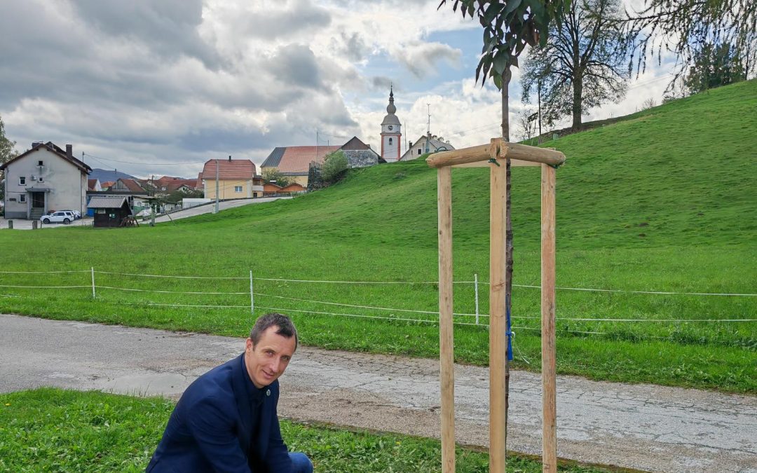 Občina Loška dolina pristopila k akciji zasaditve »rožnatih dreves«