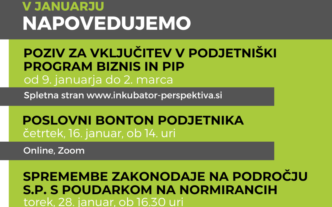 Napovednik dogodkov MPIP – Januar 2025