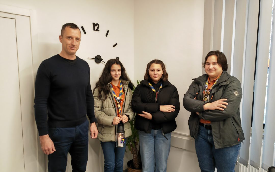 Obisk skavtov – Luč miru 2024