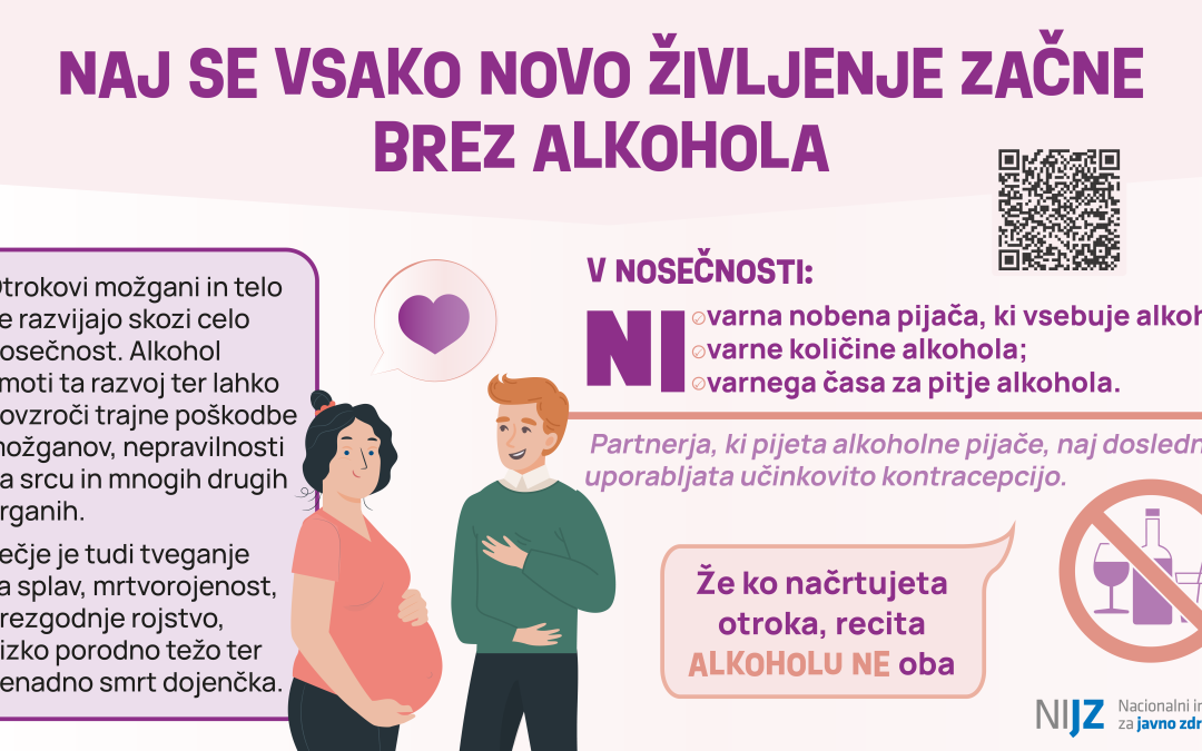 Vsak lahko podpre nosečnico pri odločitvi, da ne bo pila alkohola