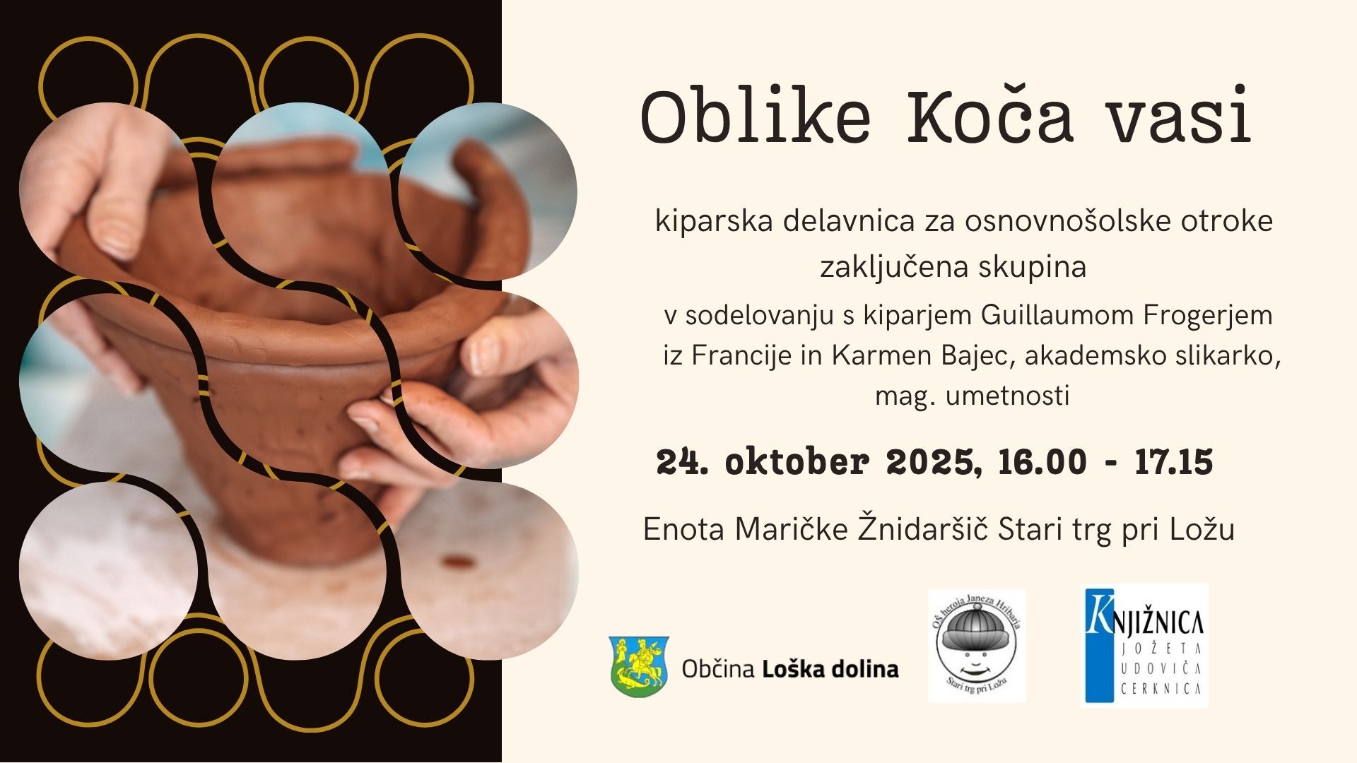 KOČA VAS. kiparska delavnica
