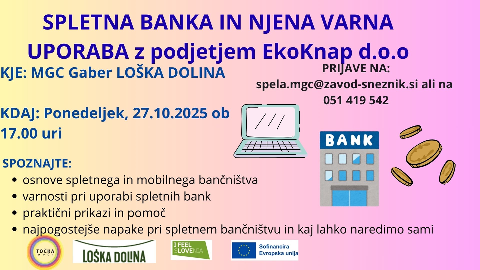 Spletna banka 27.10.2025