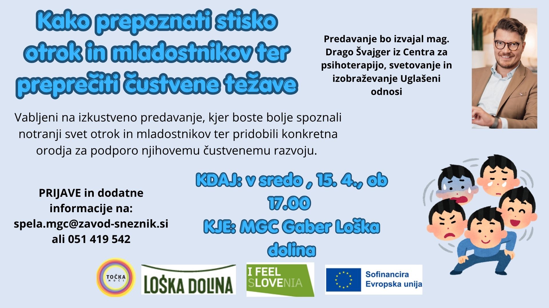 Vabilo na predavanje Drago Švajger