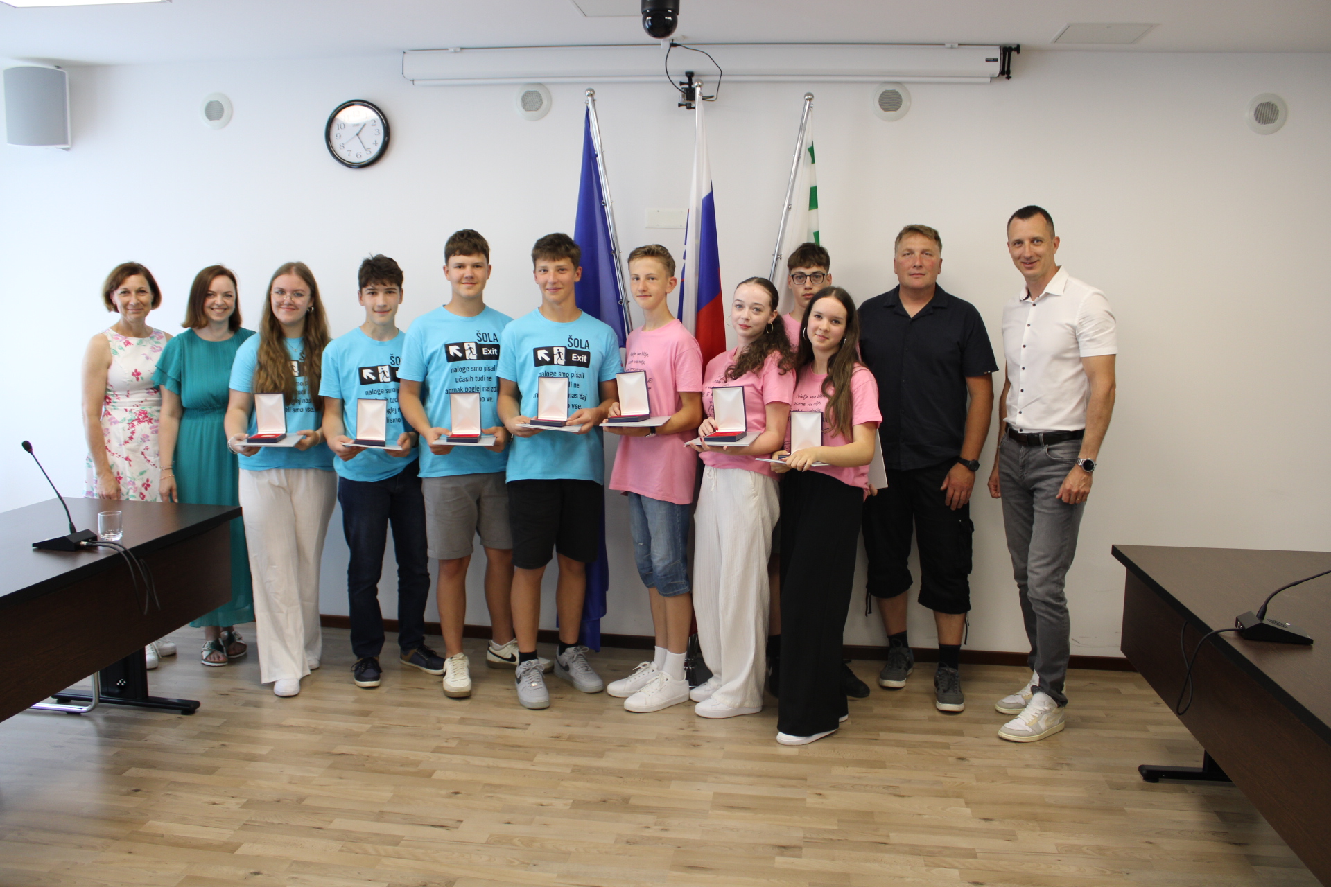 osnovnošolci prejemniki bronastega priznanja župan razredniki osnovnošolci prejemniki bronastega priznanja župan razredniki