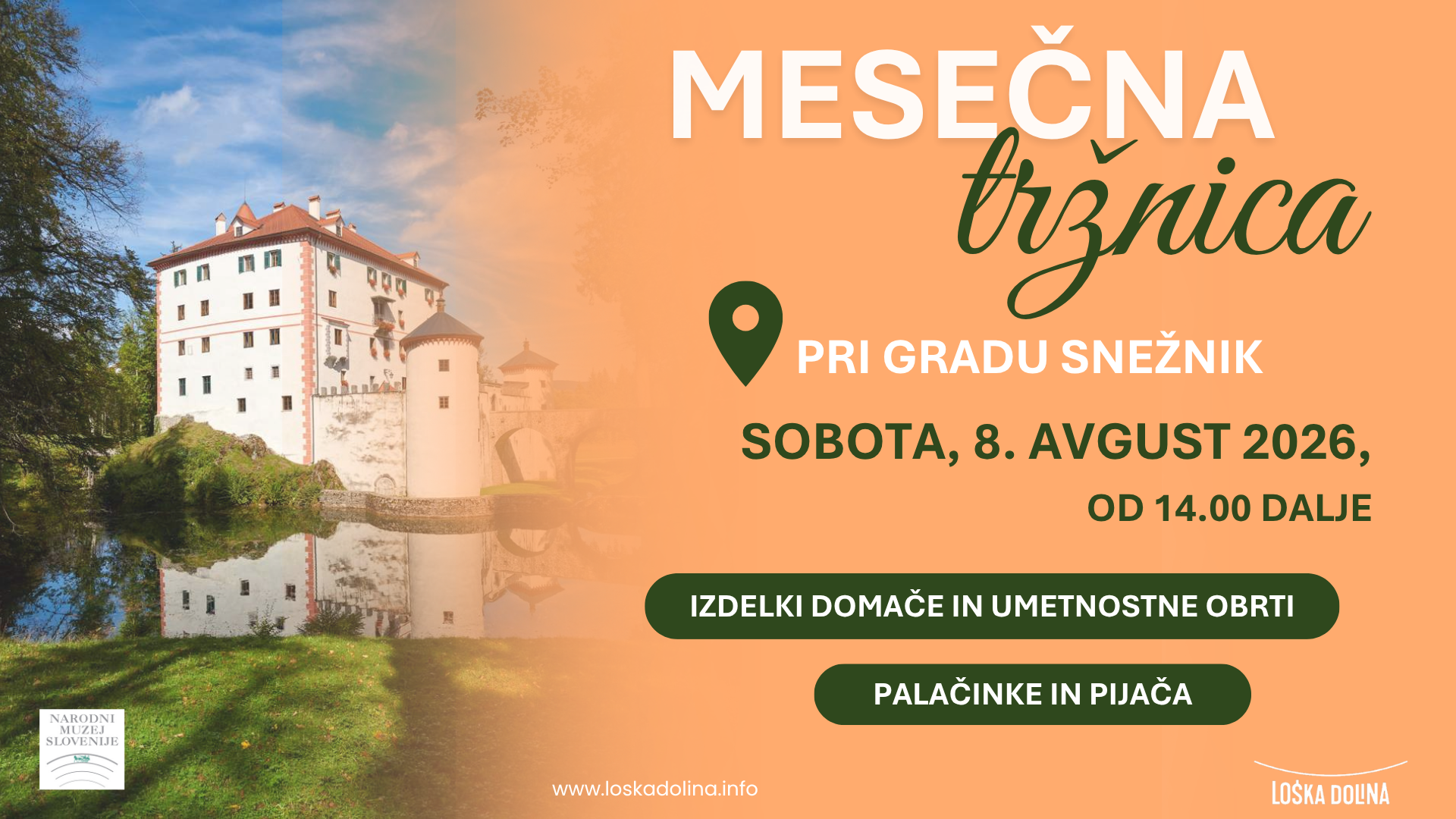 Mesečna tržnica AVGUST 2026