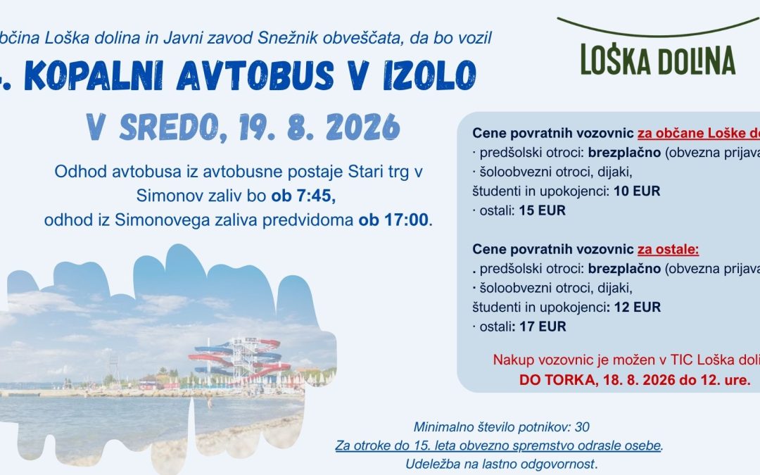 4. Kopalni avtobus v Izolo