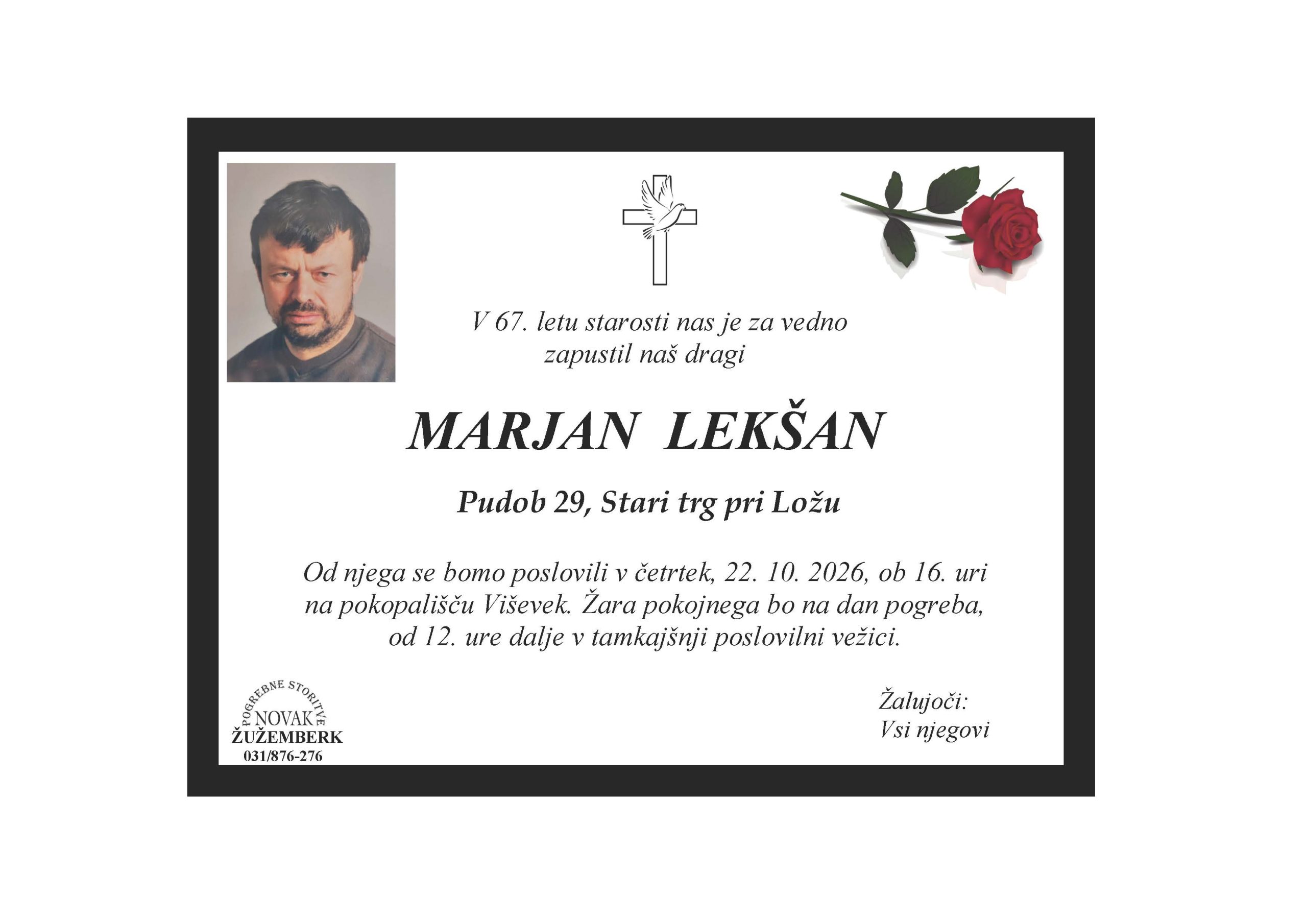 Marjan Lekšan Marjan Lekšan
